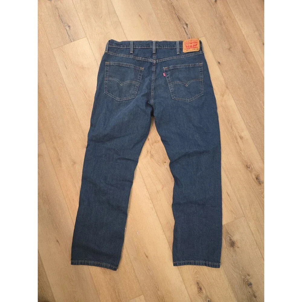 Levis 541 Mens Blue Med Wash Jeans Athletic Fit Straight Mid Rise  36x30 Country
